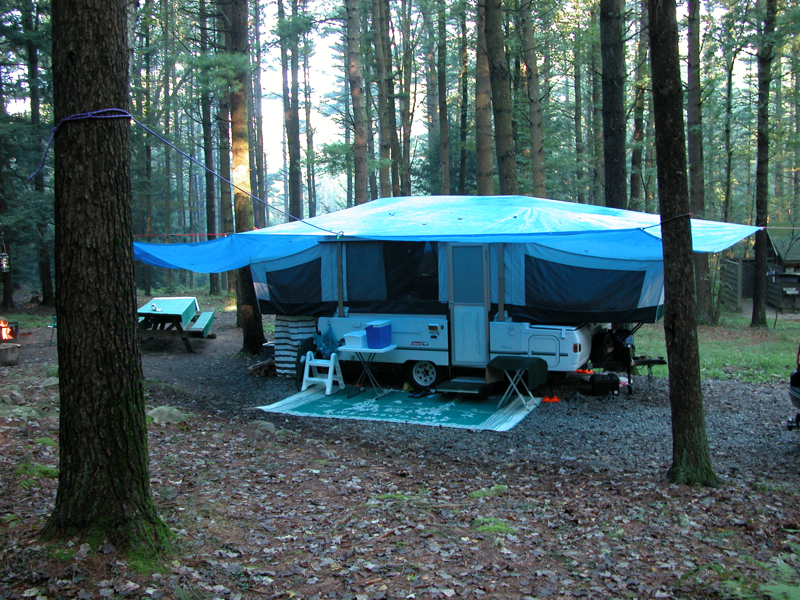campsite at RB Winter SP PA